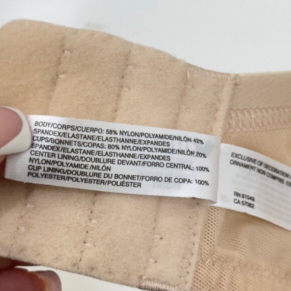 Wacoal Women Full Coverage Nude Underwire Bra Size US38G Smooth Fit - Picture 4 of 12